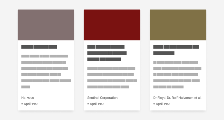 The ultimate UX and UI guide to card design for the web - Point Jupiter