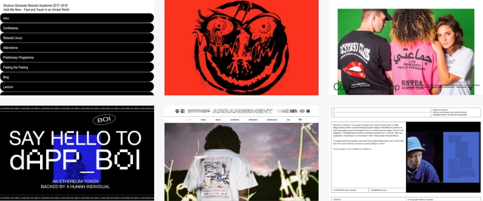 Brutalist websites — fake punk