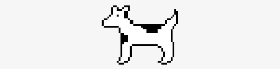 “Clarus the Dogcow” designed by Susan Kare